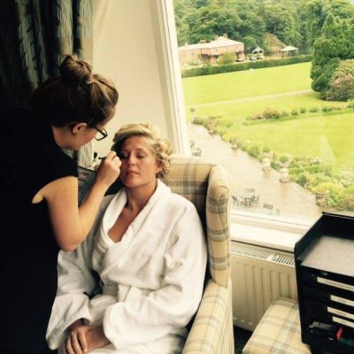 Daniel Gray Jacquie wedding makeup June16