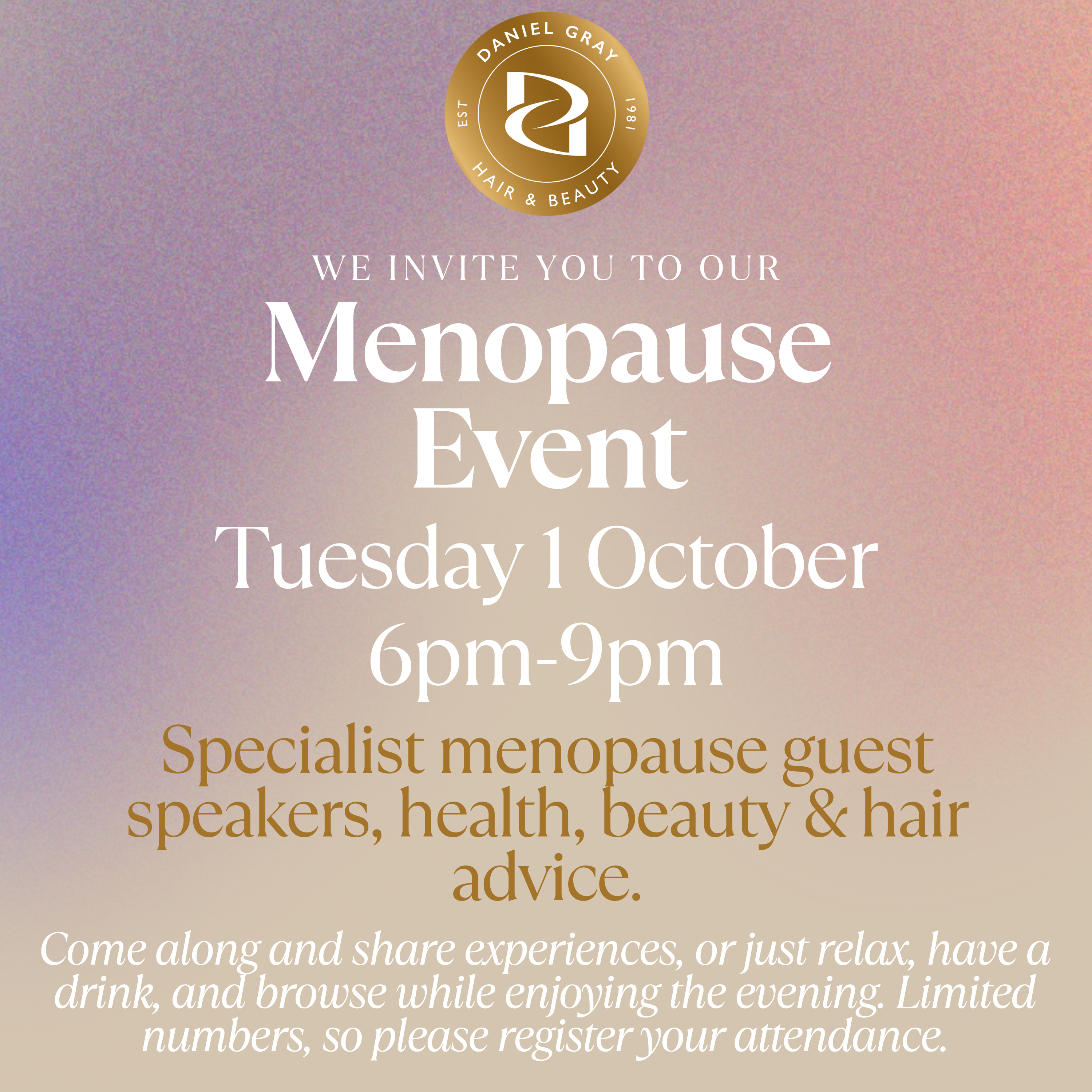Menopause Event